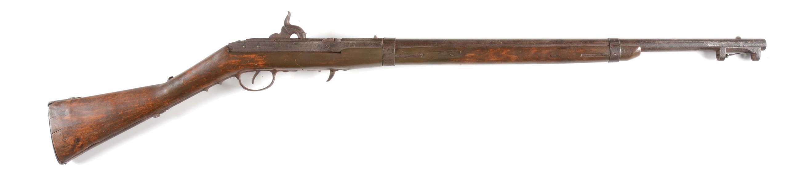 (A) VERY INTERESTING POSSIBLY CONFEDERATE MODEL 1833 HALL CARBINE.
