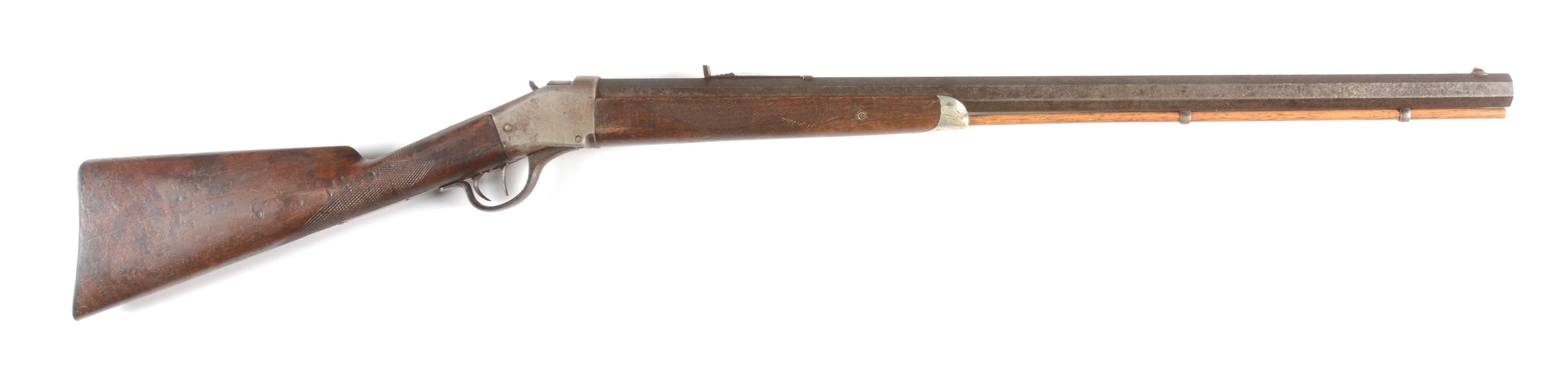 (A) BROWNING MODEL 1878 .40-70 LEVER ACTION RIFLE.