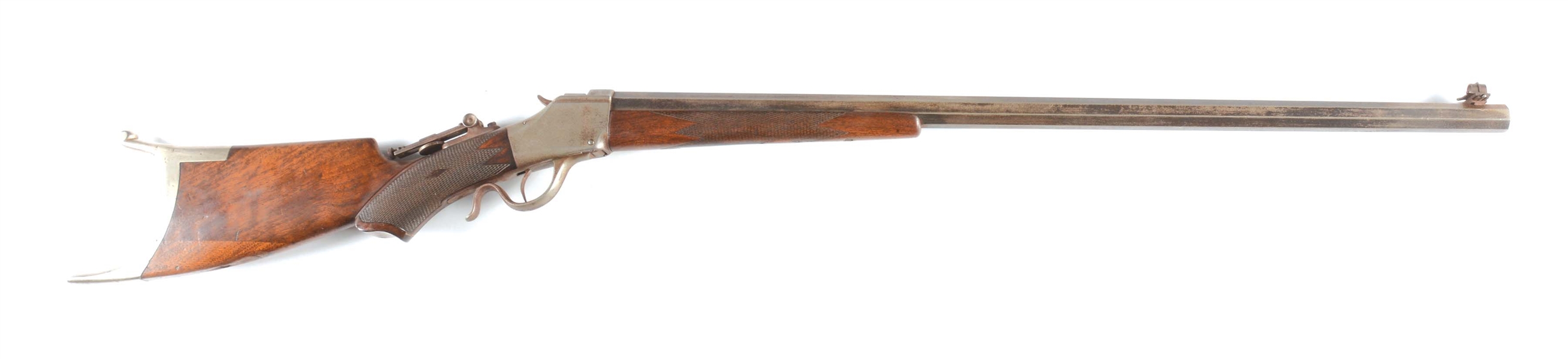 (A) BROWNING MODEL 1878 .32-40 LEVER ACTION RIFLE.