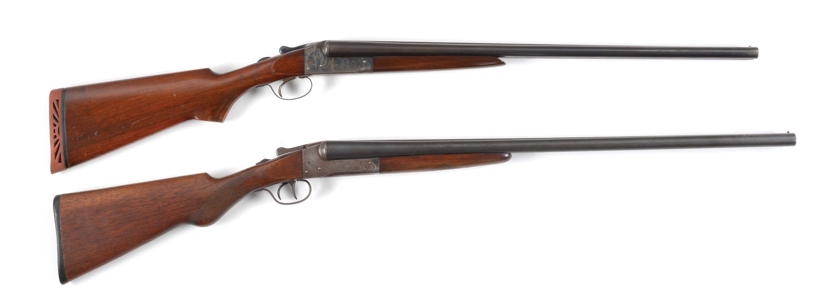 (C) LOT OF TWO: WESTERN ARMS AND LEFEVER SHOTGUNS.