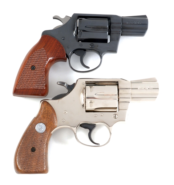 (M) LOT OF TWO COLT REVOLVERS: .38 DETECTIVE SPECIAL & .357 MAGNUM LAWMAN MK III.