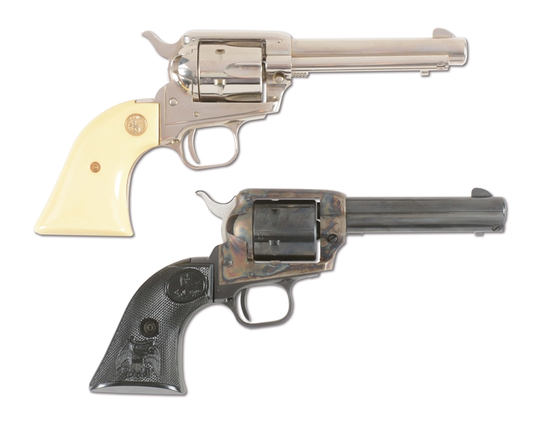 (M) COLLECTORS LOT OF TWO: TWO COLT PEACEMAKER REVOLVERS.