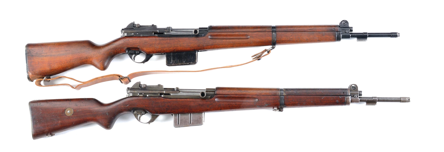 (C) LOT OF TWO: LUXEMBOURG & EGYPTIAN CONTRACT FN MODEL 1949 SEMI-AUTOMATIC RIFLES.