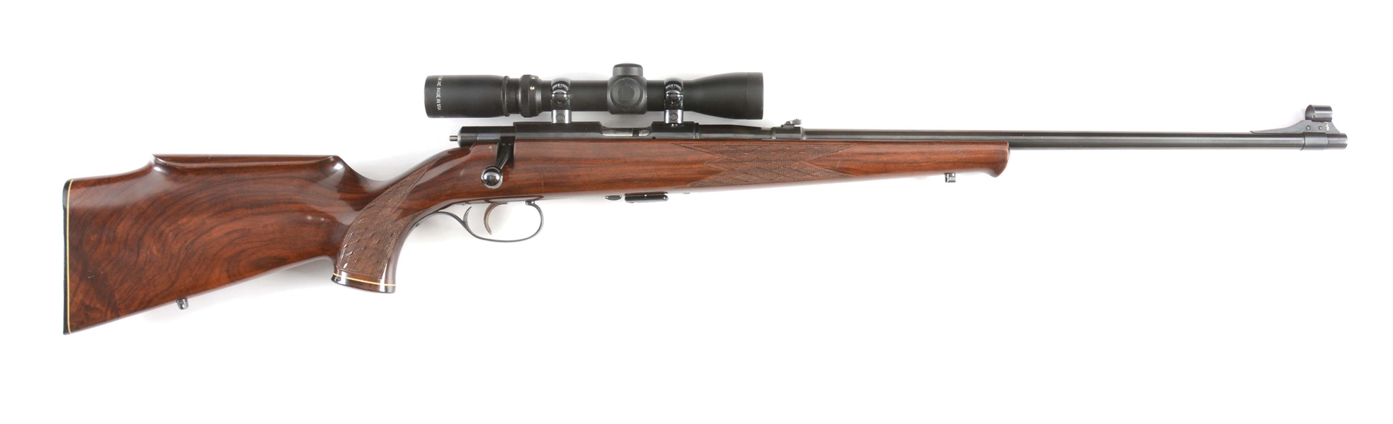 (M) ANSCHUTZ-SAVAGE MODEL 54 BOLT ACTION RIFLE WITH SCOPE.
