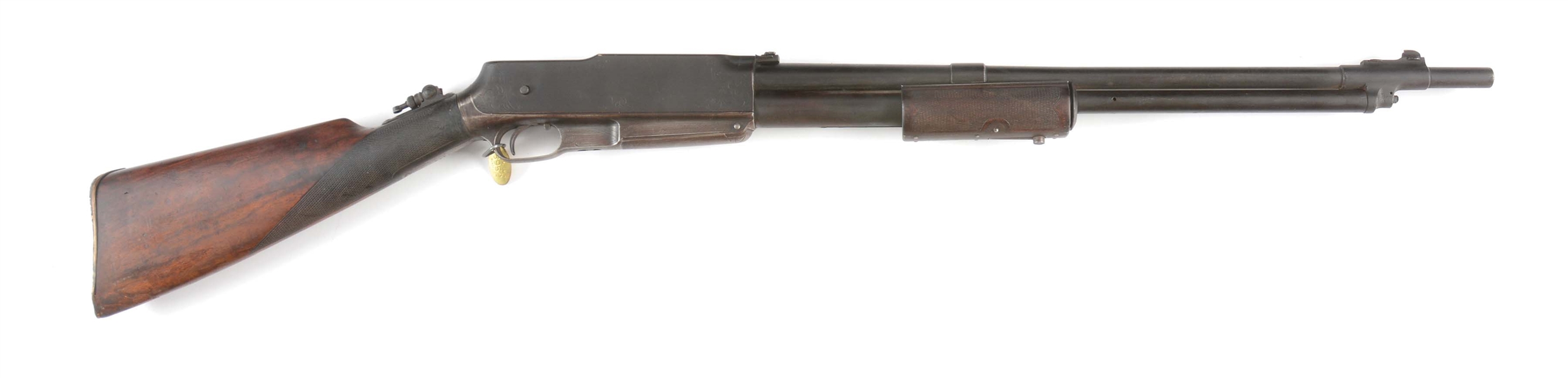 (C) EXCEPTIONALLY RARE STANDARD ARMS CO. MODEL G DELUXE PUMP & SEMI-AUTOMATIC .25 RIFLE.