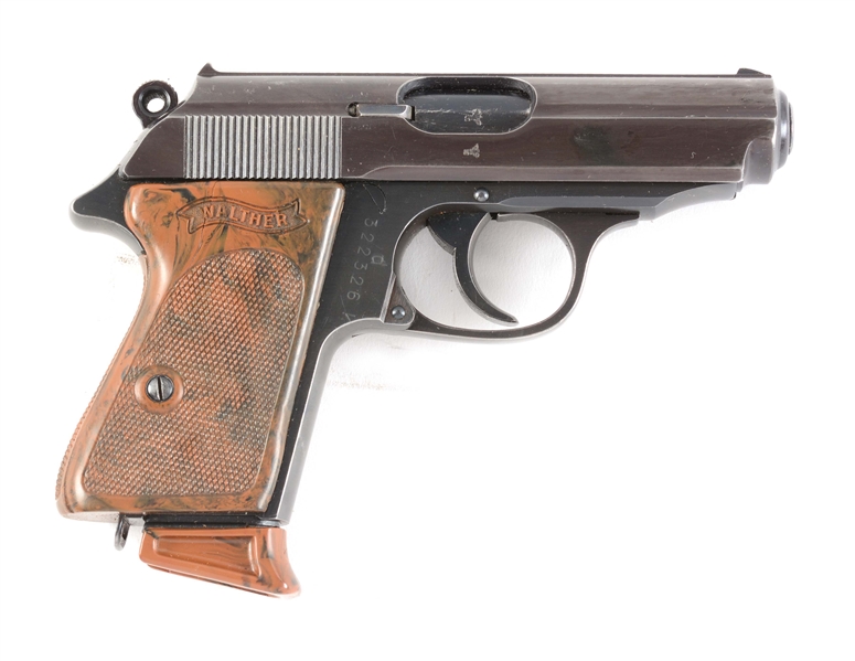 (C) INTERESTING PRE-WORLD WAR II WALTHER PPK .32 ACP SEMI AUTOMATIC PISTOL WITH HOLSTER.