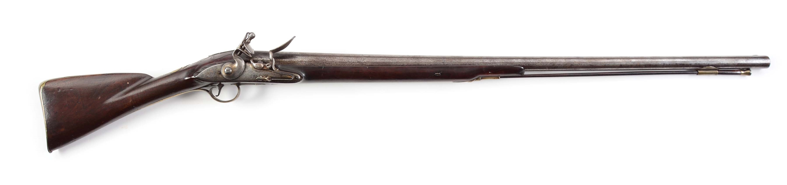 (A) LARGE BORE ENGLISH FLINTLOCK FOWLER BY COLLINS.