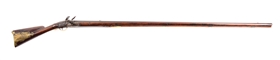 (A) FINE AND EARLY PATCHBOXED FLINTLOCK FOWLER ATTRIBUTED TO GEORGE FAINOT.