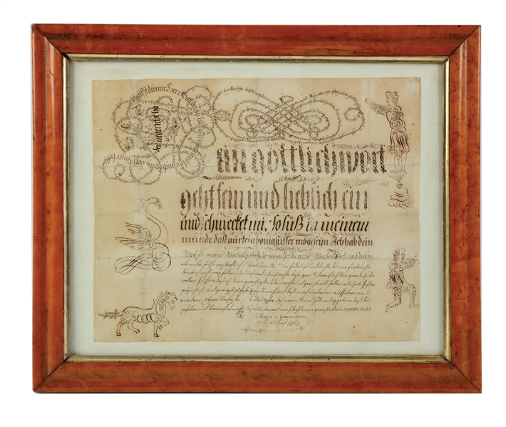 RELIGIOUS TEXT. GERMANTOWN, PENNSYLVANIA. CIRCA 1763.