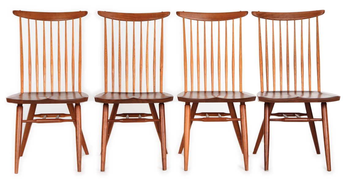SET OF FOUR NEW CHAIRS BY GEORGE NAKASHIMA 