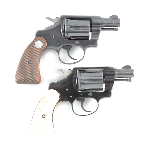 (M) LOT OF TWO: COLT DETECTIVE SPECIAL AND COBRA DOUBLE ACTION REVOLVERS.