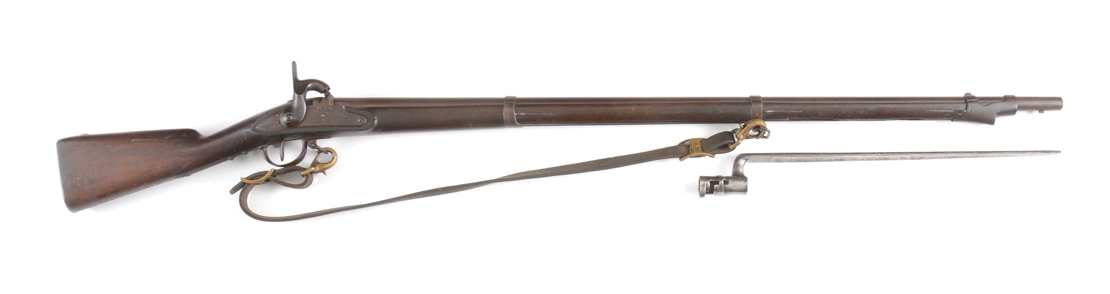 (A) AR 1843 MUSKET WITH SLING AND BAYONET