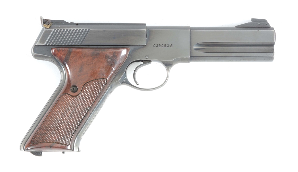 (C) COLT WOODSMAN MATCH TARGET SEMI AUTOMATIC PISTOL.