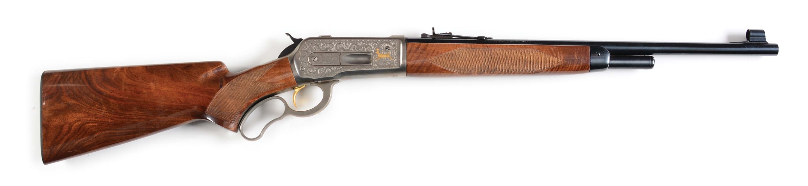 (M) BROWNING HIGH GRADE DELUXE MODEL 71 CARBINE CALIBER 348.