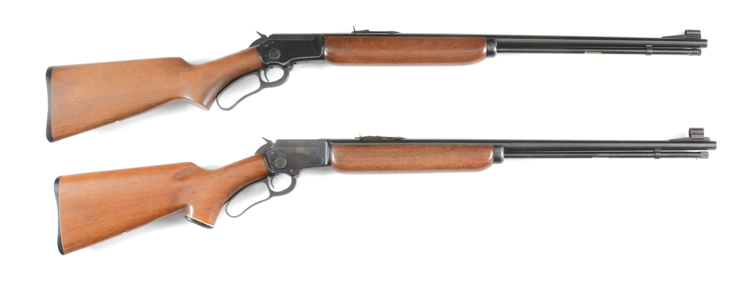 (C) LOT OF TWO: TWO MARLIN 39A LEVER ACTION RIFLES.