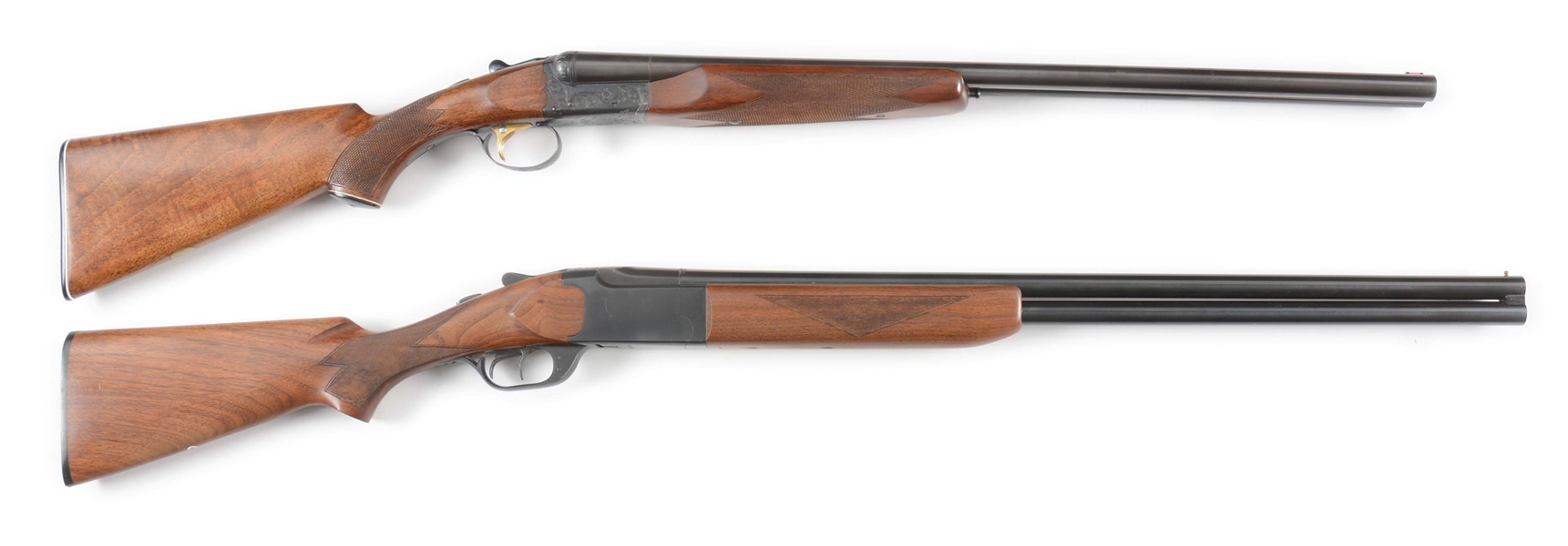 (C) LOT OF TWO: ITHACA MODEL 200E & MARLIN MODEL 90 SHOTGUNS.