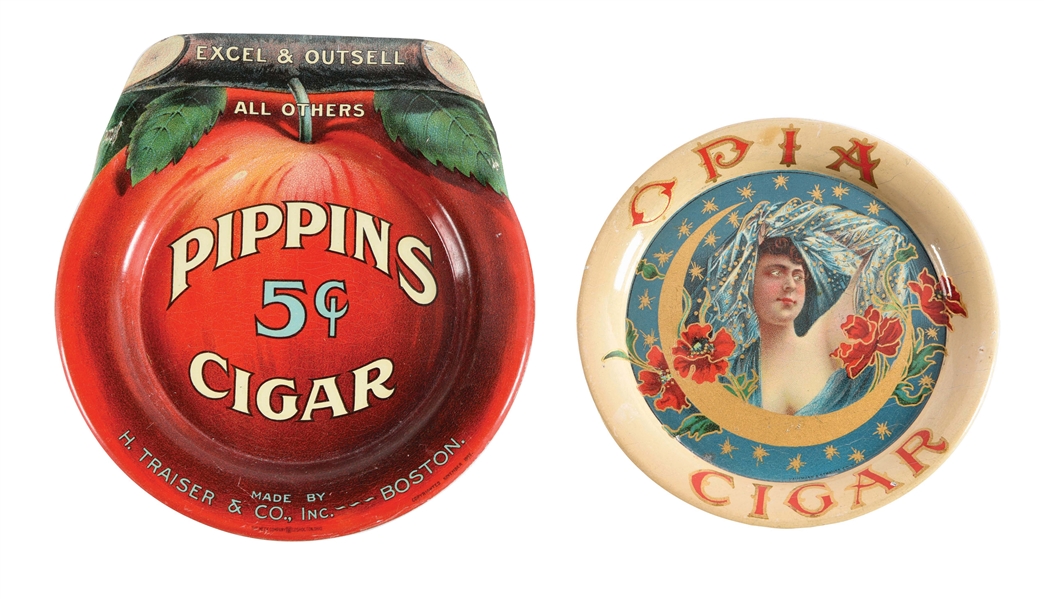 LOT OF 2: CHANGE TRAYS FOR PIPPINS CIGAR AND OPIA CIGARS.