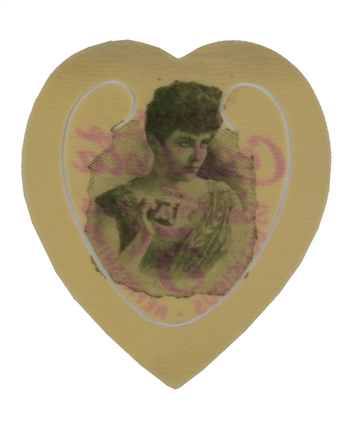 1896 COCA-COLA CELLULOID BOOKMARK.