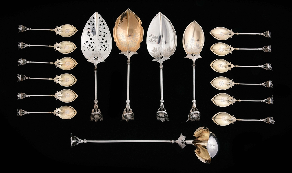 A GROUP OF GORHAM STERLING FLATWARE.