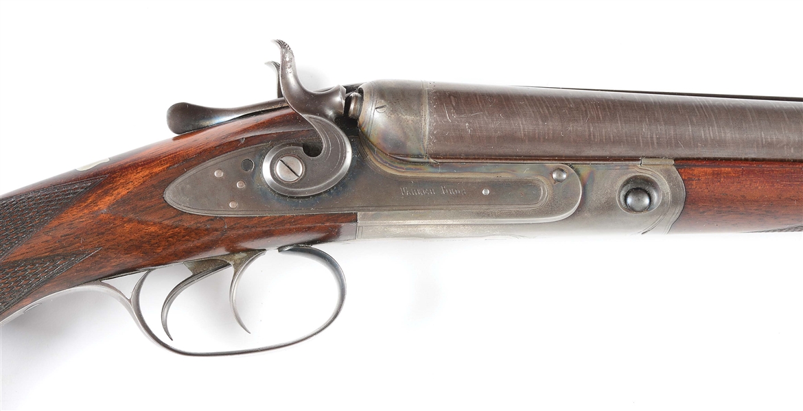 Lot Detail - (A) DANDY P GRADE PARKER BROS. 16 BORE HAMMER SHOTGUN.