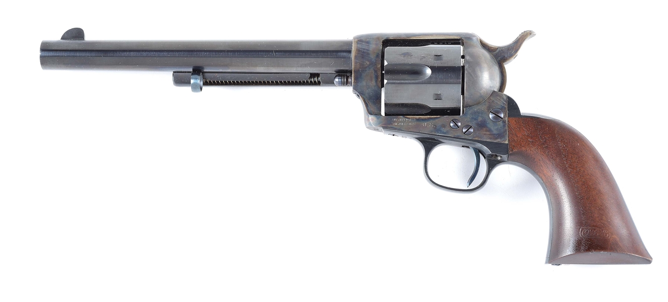 (A) COLT .45 LC SINGLE ACTION ARMY REVOLVER.