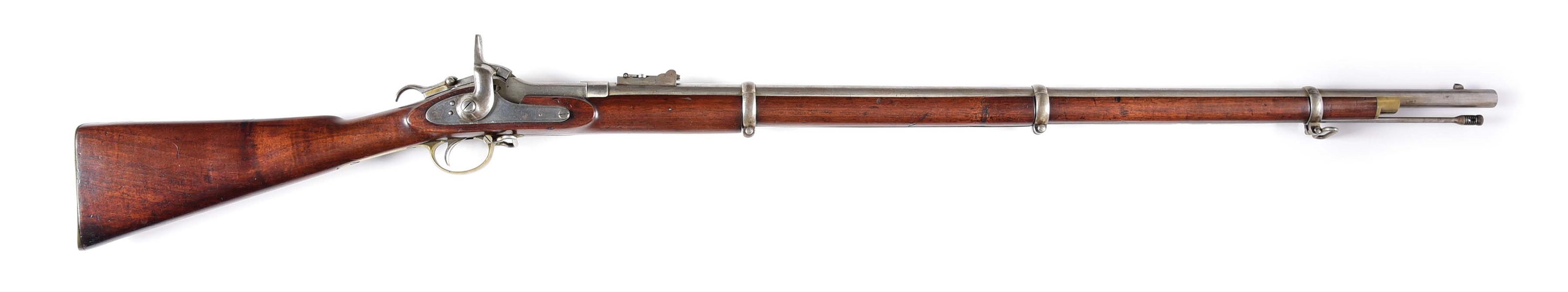 (A) SCARCE ROBERTS BREECH LOADING CONVERSION ON A CONFEDERATE 1863 TOWER ENFIELD MUSKET.
