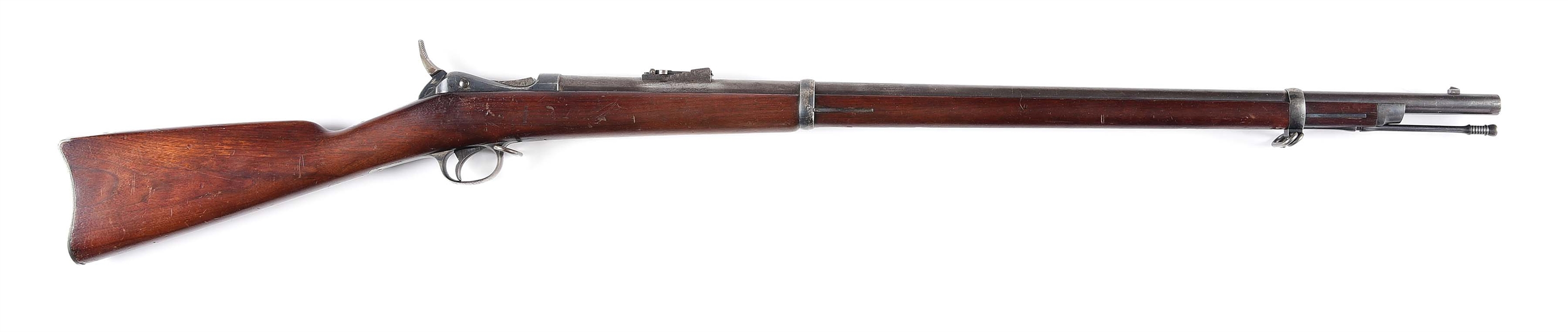 (A) EXTREMELY RARE SPRINGFIELD MODEL 1875 .45-70 LEE VERTICAL ACTION RIFLE.
