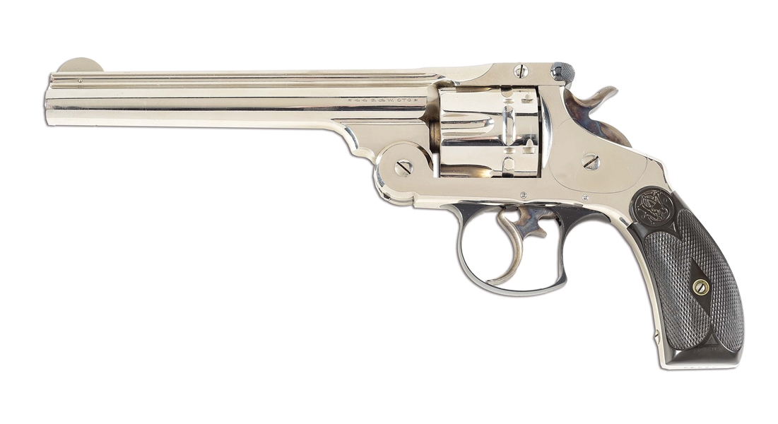 (A) SMITH & WESSON NEW MODEL 3 DOUBLE ACTION REVOLVER 