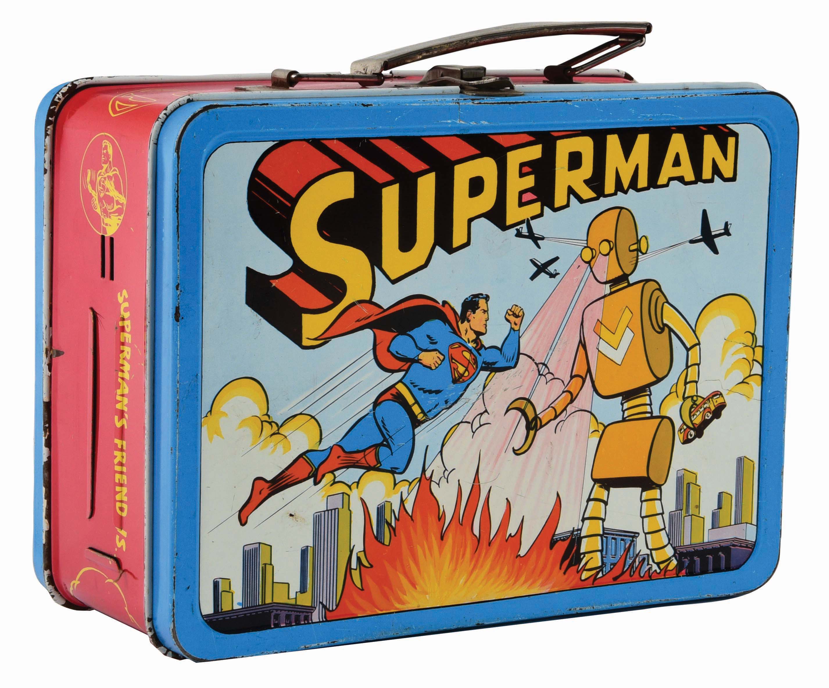 vintage superman lunch box