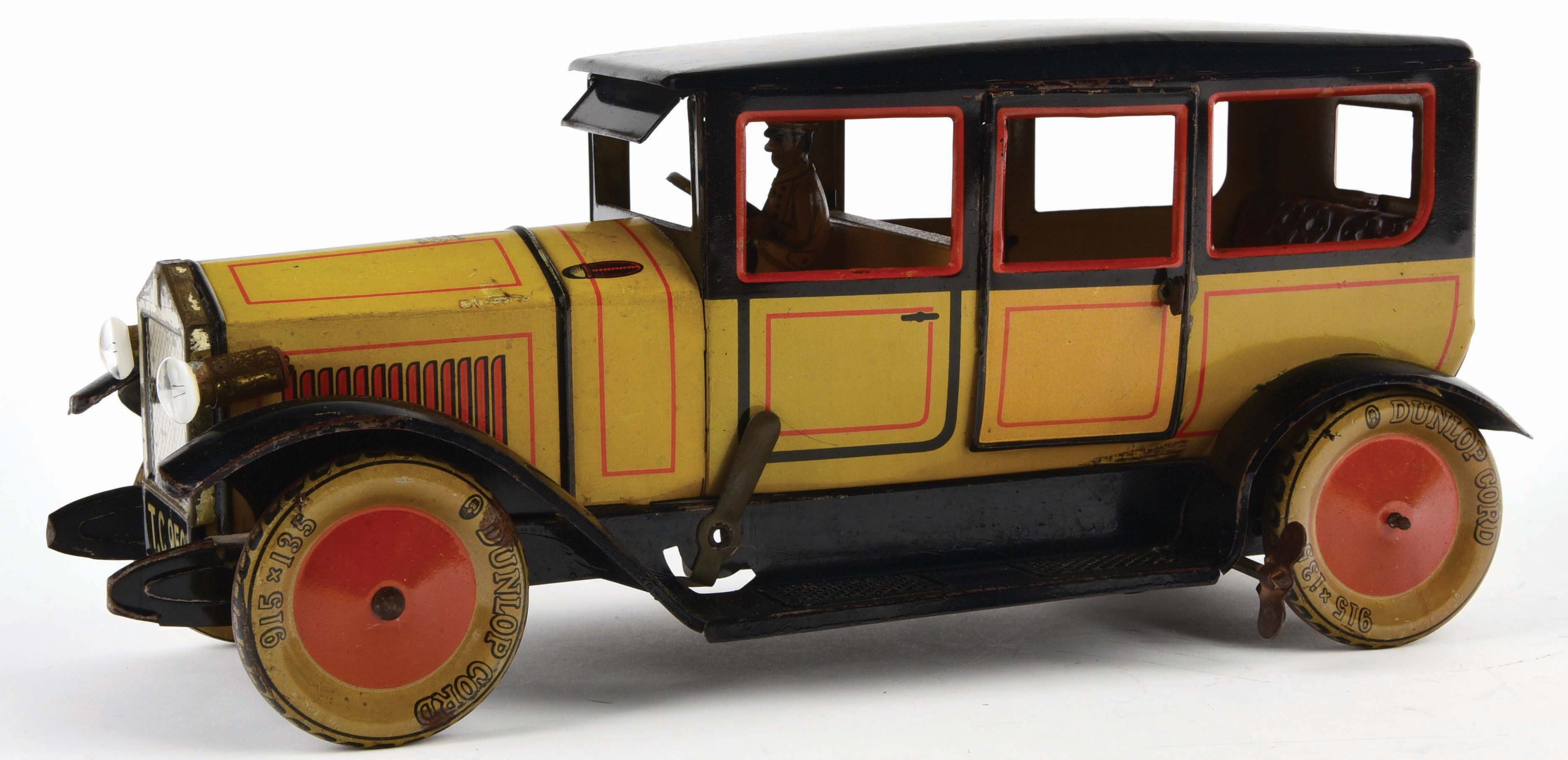 Lot Detail - GERMAN TIPPCO TIN-LITHO WIND-UP LIMOUSINE AUTOMOBILE.