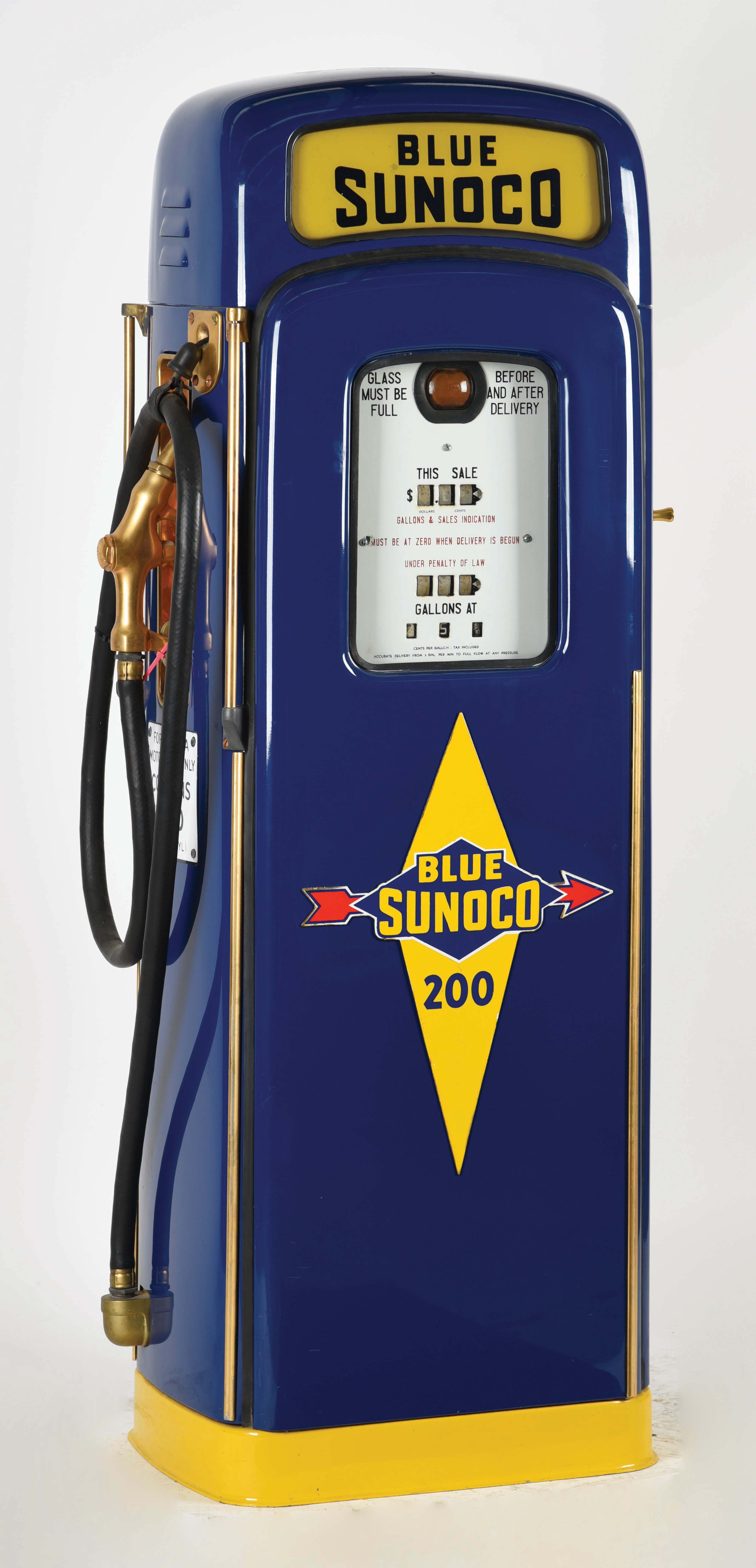 Lot Detail - MARTIN & SCHWARTZ MODEL 80 GAS PUMP RESTORED IN SUNOCO ...