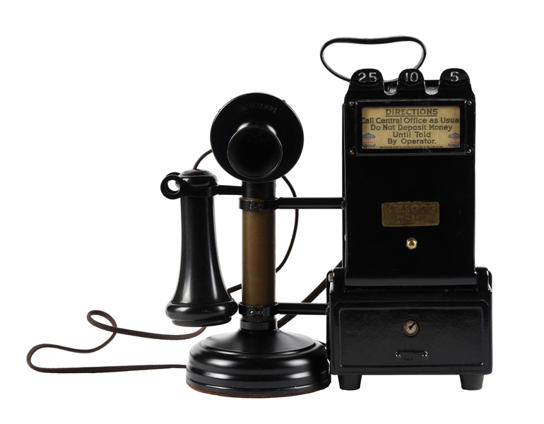 KELLOGG SWITCHBOARD AND SUPPLY CO. EARLY PAY TELEPHONE.