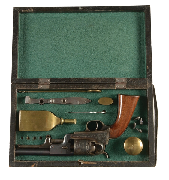 (A) OUTSTANDING DOCUMENTED DELUXE CASED AUSTRIAN LICENSED COLT DRAGOON.