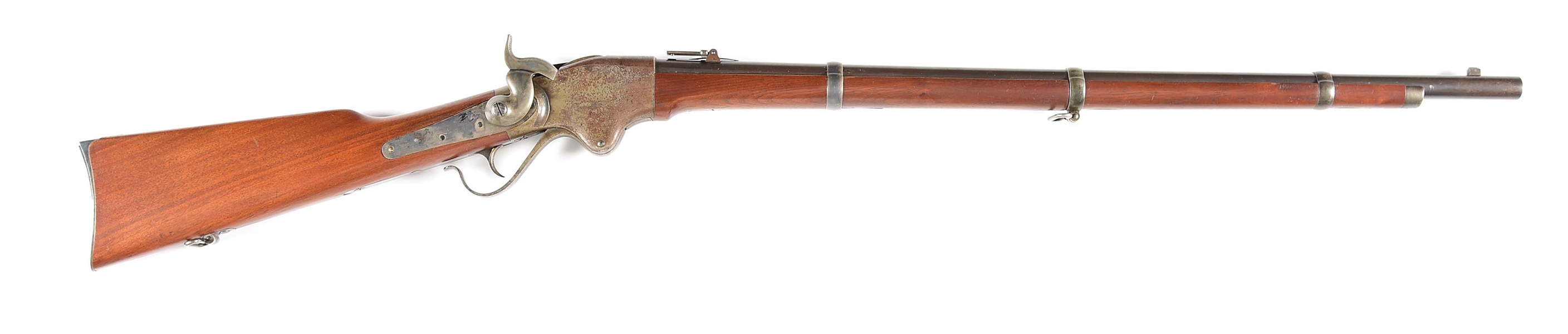 (A) SPENCER MODEL 1860.56-50 REPEATING RIFLE