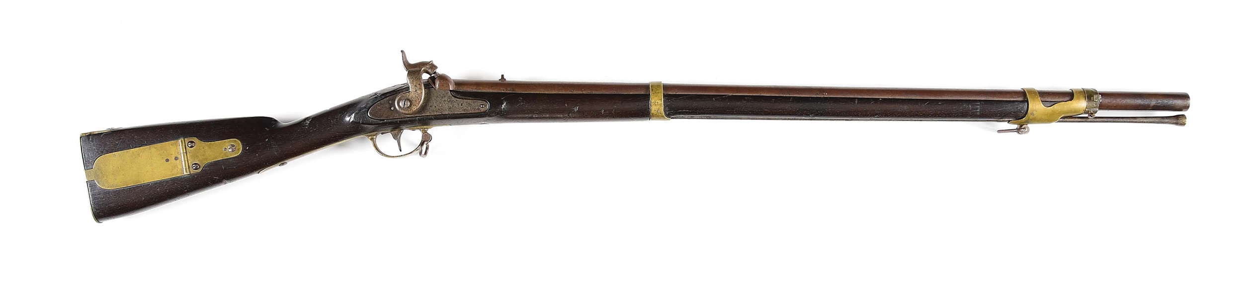 (A) CONFEDERATE MADE COPY OF 1841 MISSISSIPPI RIFLE MARKED MANTON, FORMER BEN MICHEL COLLECTION.
