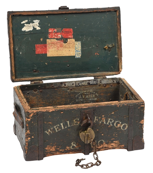 WELLS FARGO AND CO. STAGECOACH STRONGBOX.