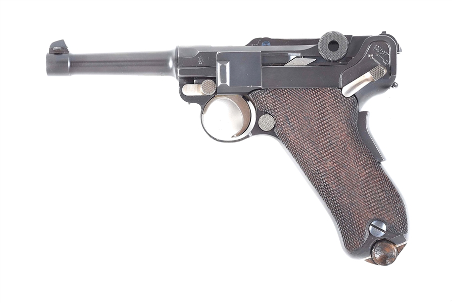 (C) VICKERS DUTCH CONTRACT LUGER 1906 LUGER 9MM PISTOL.