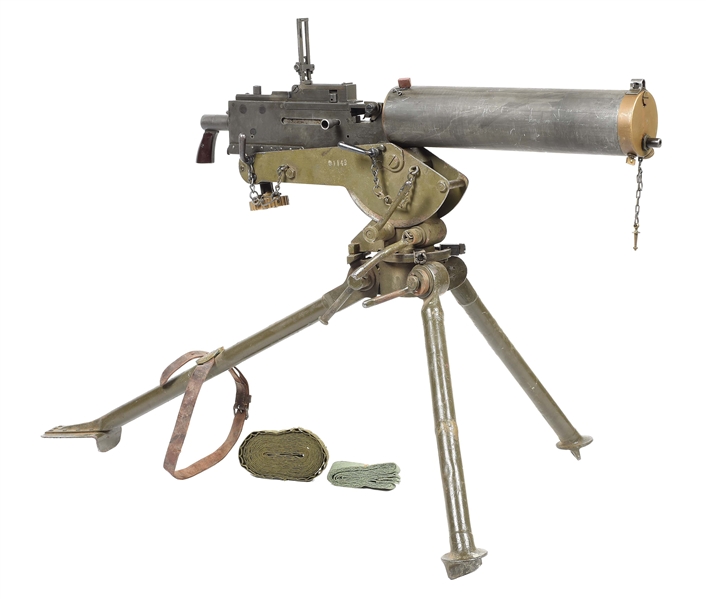 (N) INTERESTING “U.S.” MANUFACTURED BROWNING 1917A1 WATER COOLED MACHINE GUN WITH TRIPOD (FULLY TRANSFERABLE).