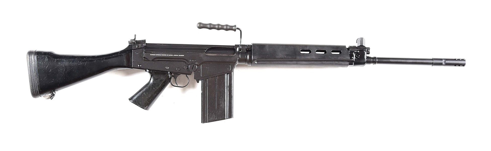 (N) HIGH CONDITION ORIGINAL BELGIAN FN HERSTAL FN-FAL MACHINE GUN WITH ISRAELI MARKS (PRE-86 DEALER SAMPLE).