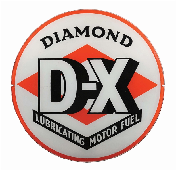 DX DIAMOND LUBRICATING MOTOR FUEL 13.5" SINGLE GLOBE LENS.