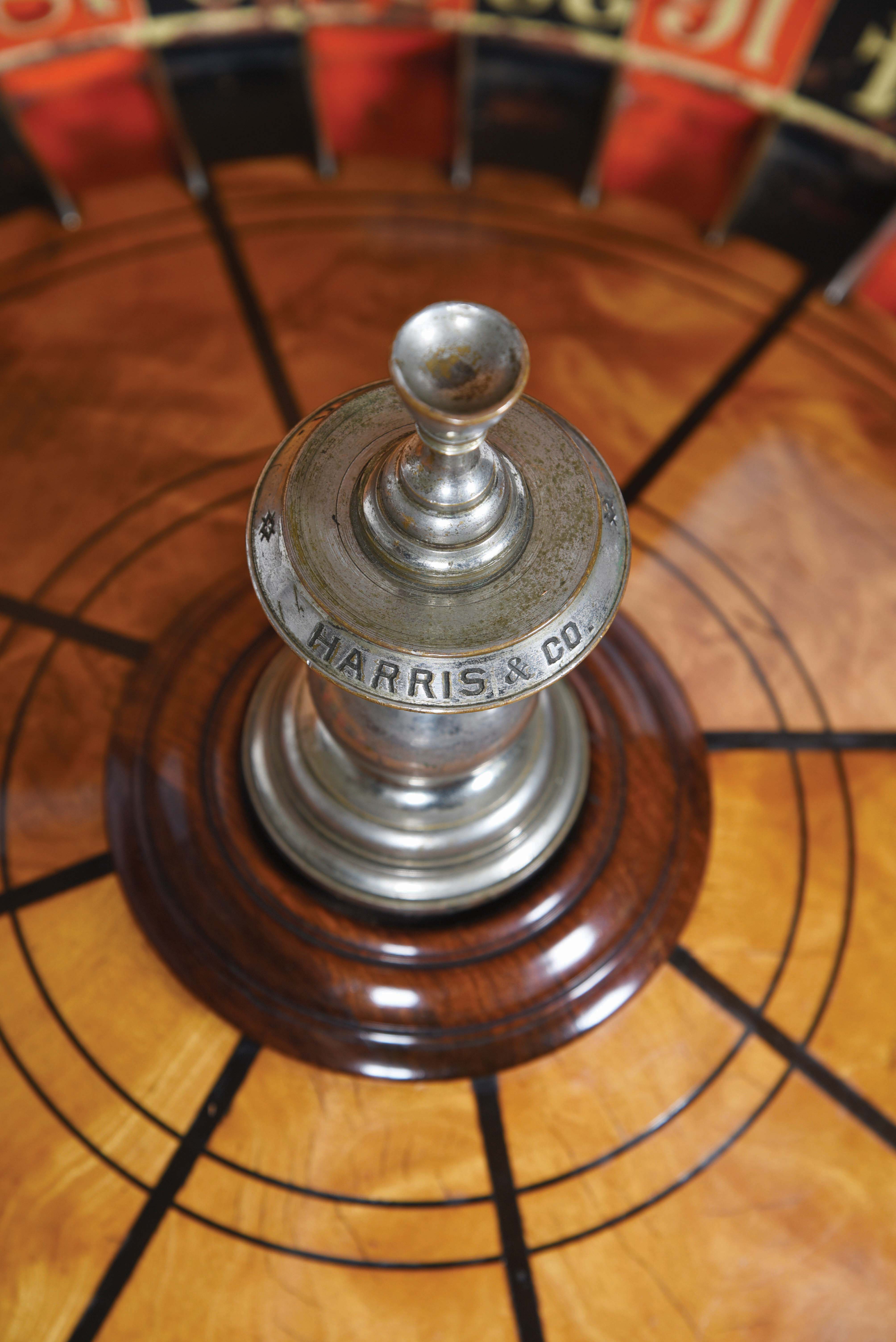 Lot Detail - EARLY GEO. MASON & CO. TRAVELING ROULETTE WHEEL WITH ...