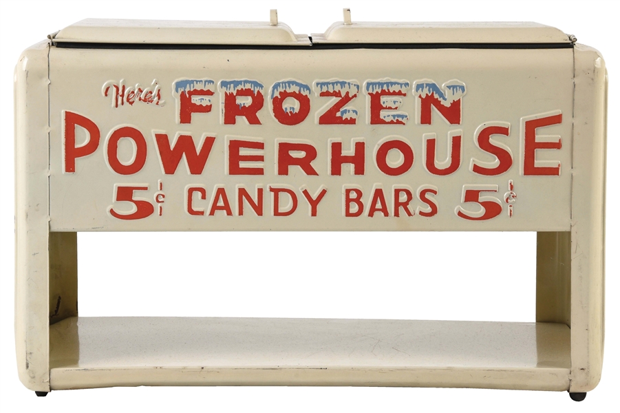 FROZEN POWERHOUSE CANDY BAR MINIATURE COOLER.