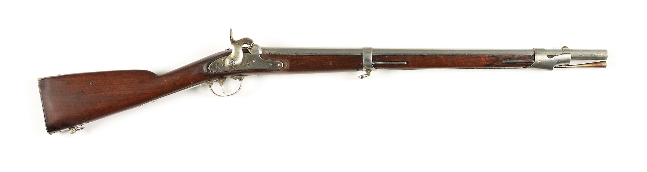 (A) SCARCE SPRINGFIELD MODEL 1847 SAPPERS MUSKETOON ALTERED TO ARTILLERY CONFIGURATION, DATED 1854.