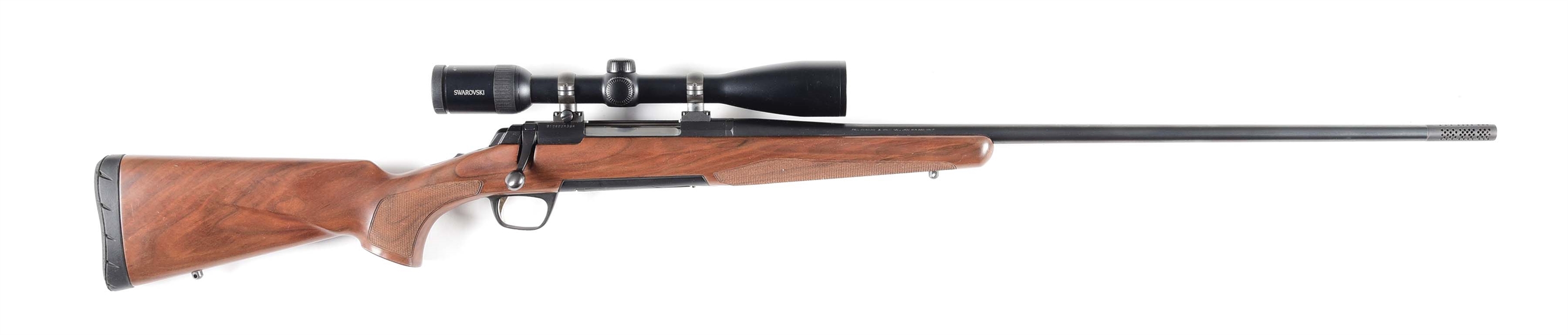 (M) BROWNING X BOLT ACTION RIFLE WITH SCOPE.