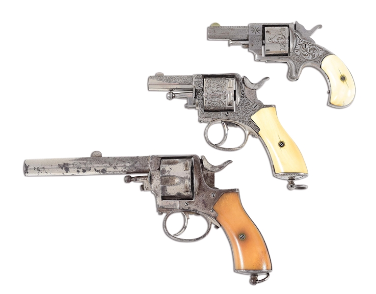 (A) LOT OF 3: REVOLVERS.