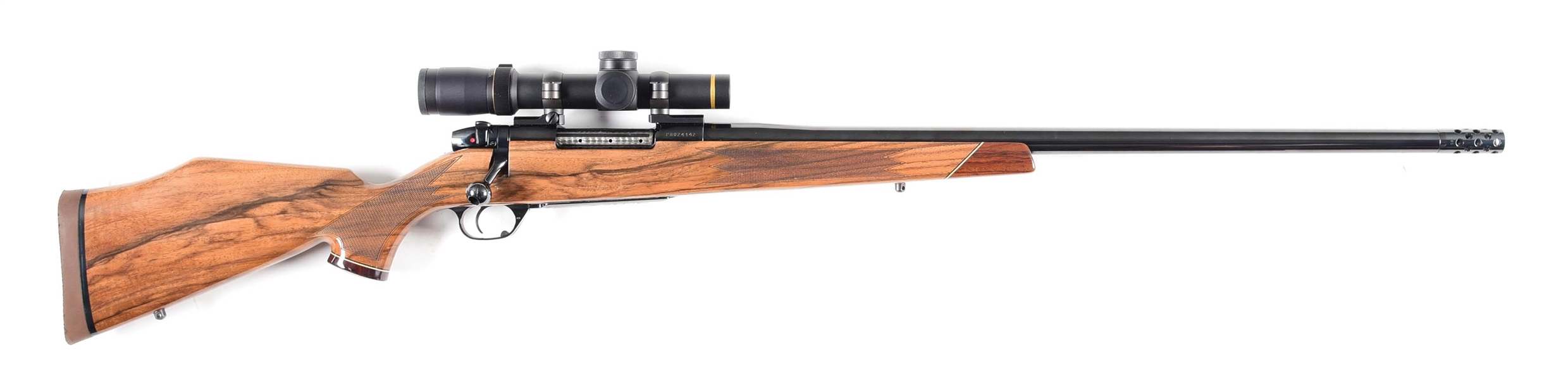 (M) WEATHERBY CUSTOM MARK V BOLT ACTION RIFLE WITH SCOPE.