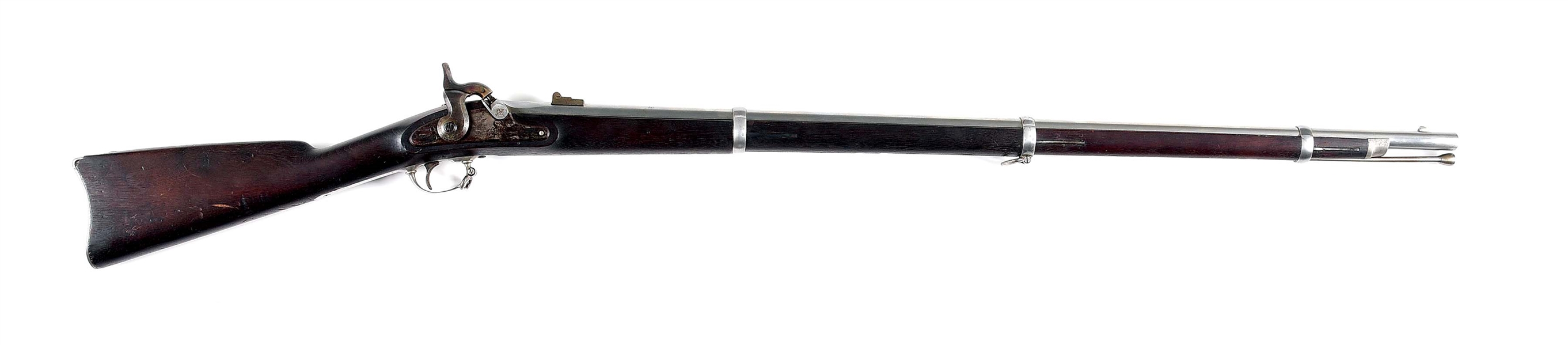 (A) SPRINGFIELD MODEL 1863 PERCUSSION RIFLE.