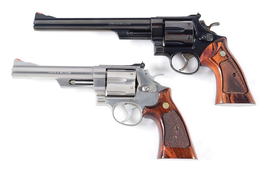 (M) LOT OF TWO: SMITH & WESSON MODEL 29 - 2 AND 629 - 1 DOUBLE ACTION REVOLVERS.