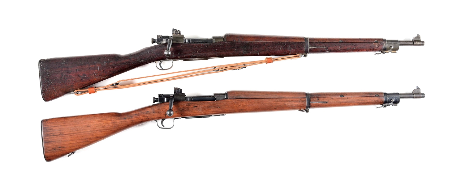 (C) LOT OF TWO: SMITH-CORONA AND REMINGTON MODEL 1903 BOLT ACTION RIFLES 