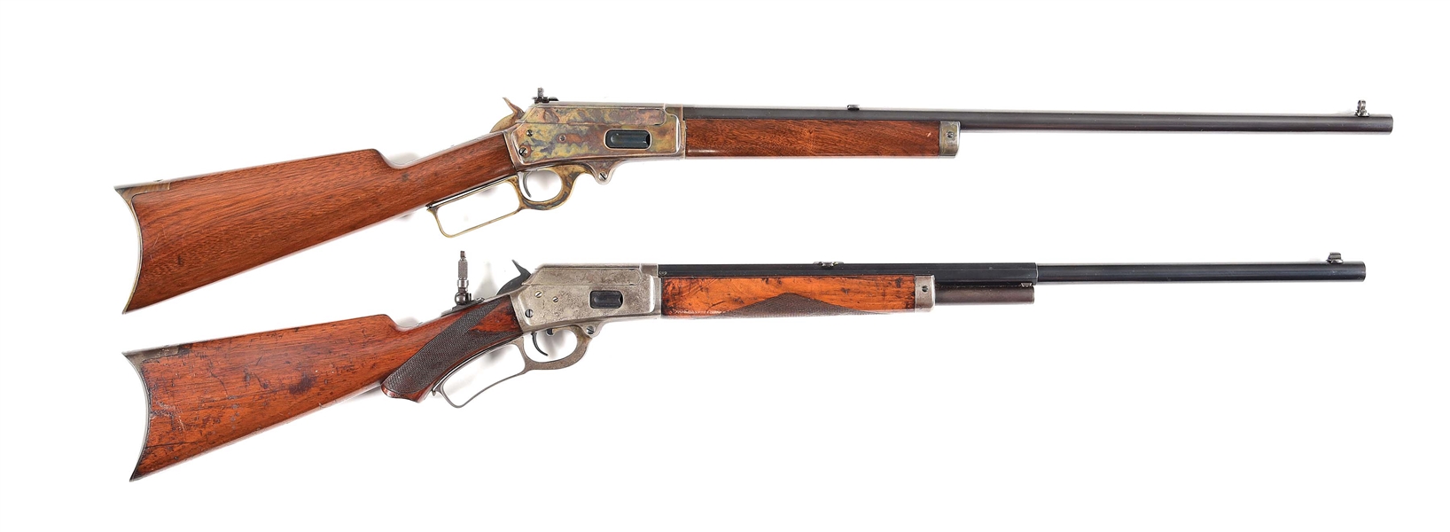 (C+A) LOT OF 2: MARLIN LEVER ACTION RIFLES 